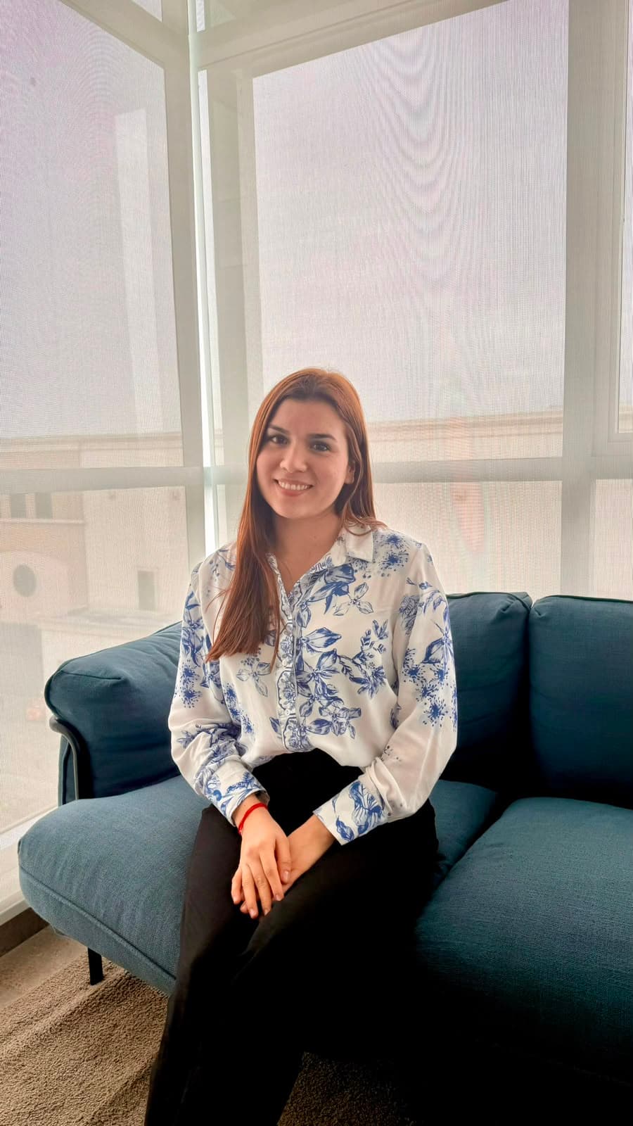 Karla Jara, psicóloga clínica, en su consultorio en Samborondón
